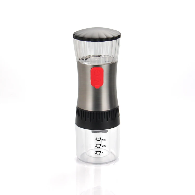 2022 Wholesale Stainless Steel Portable USB Rechargeable Coffee Bean Grinder Machine Coffee Maker