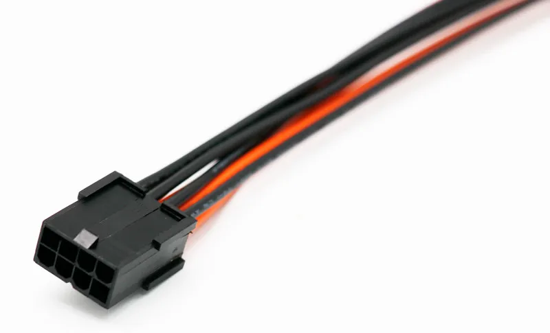 Высококачественная черная красная материнская плата 1007 16awg 8-контактный Удлинительный кабель PCIE/GPU 90