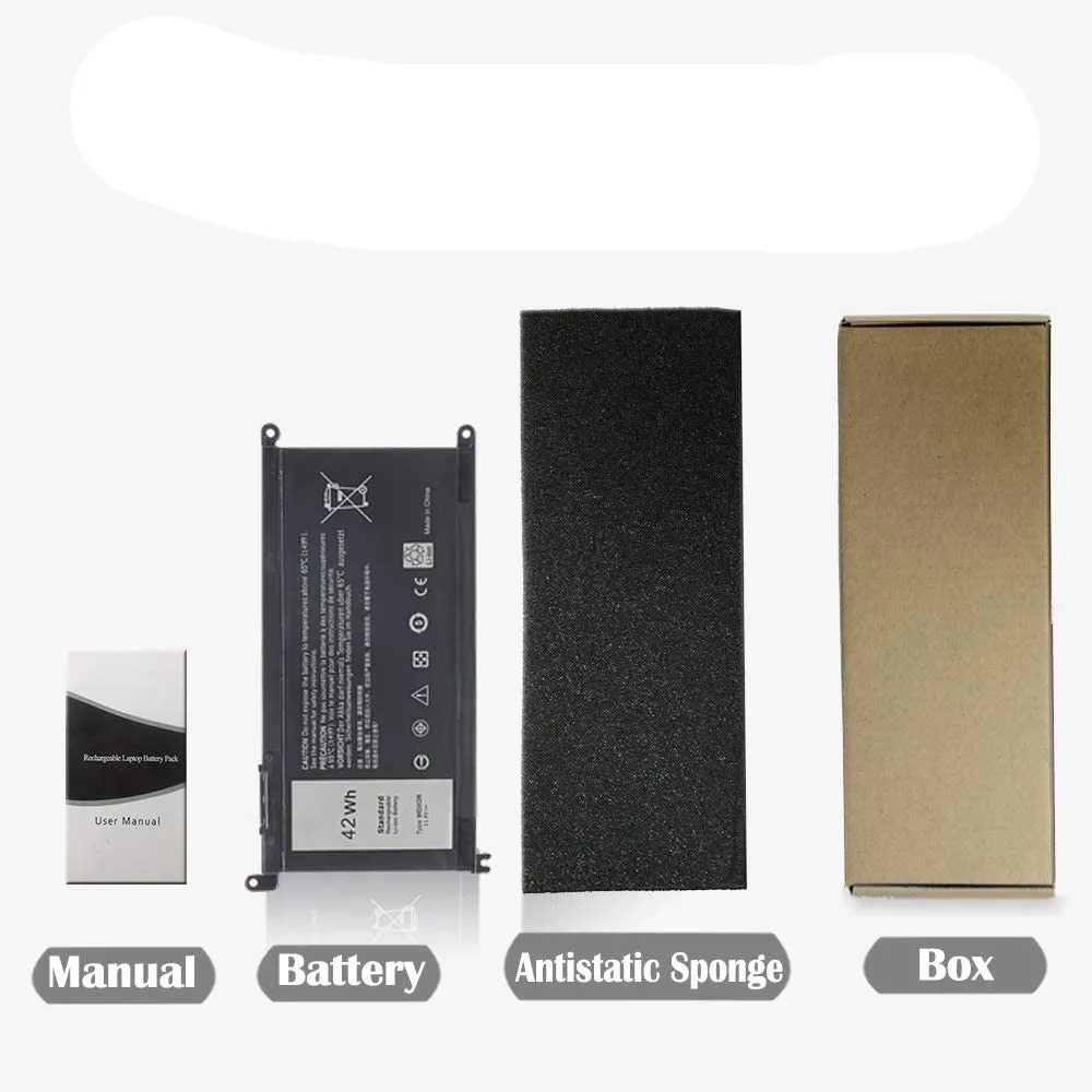  42wh Аккумулятор для Dell Inspiron 13 7375 P69G 7378 14 3482 7460 7472 15 5565 5567