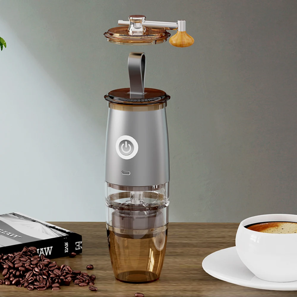 household electric portable coffee grinder usb charge grinded coffee maker with ceramic grinding