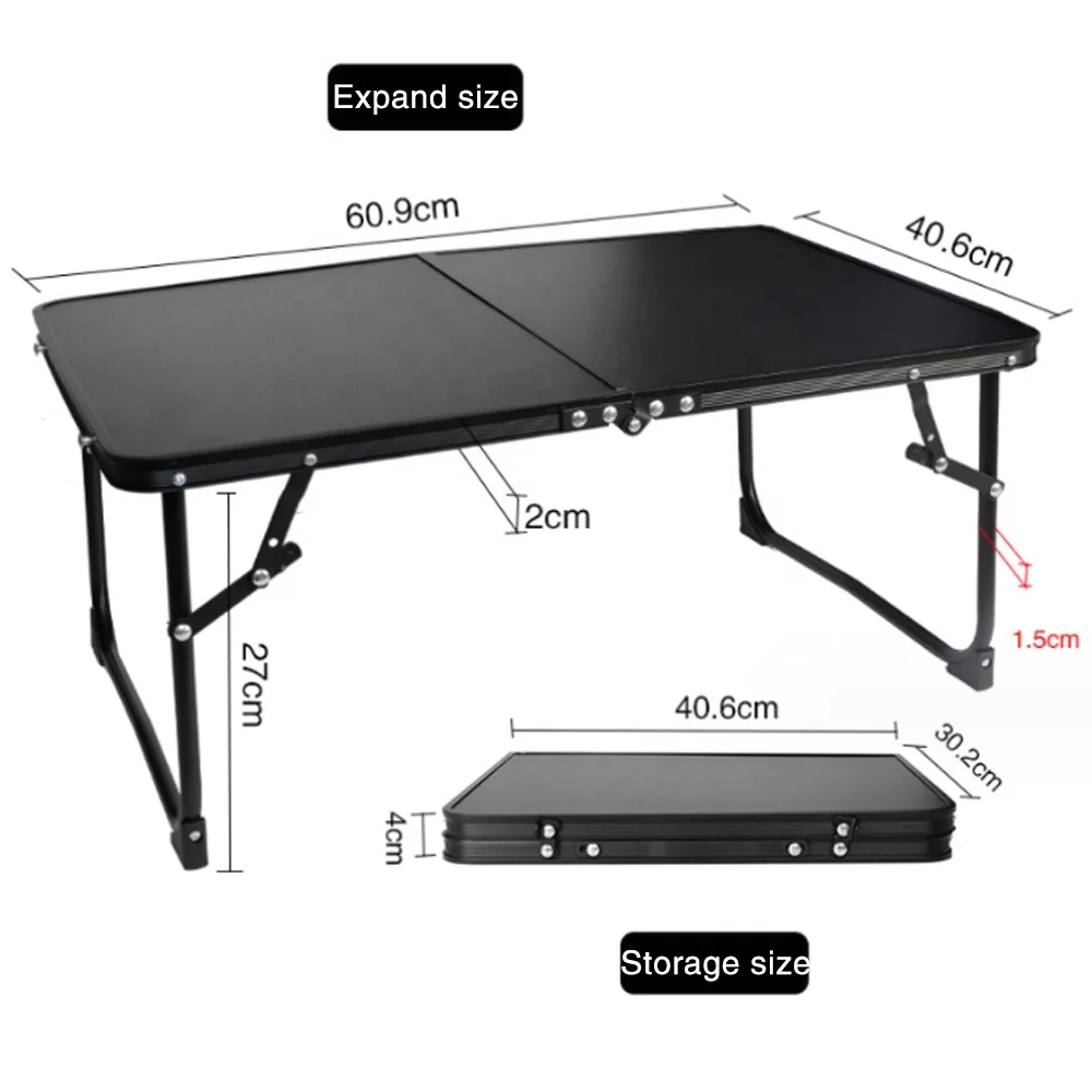 DYSC OEM ODM Outdoor Outdoor BBQ folding ultralight tourist portable  height adjustable lightweight camping table