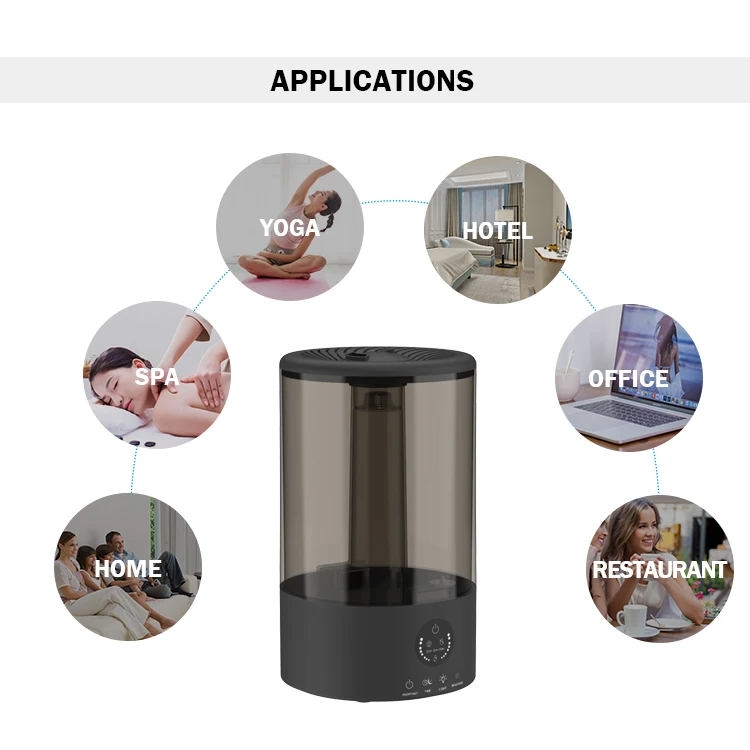 Upgrade Explosive Models Humidifier Ultrasonic Nano Spray Humidifier For Home Office Living Room 3L 200ML/H