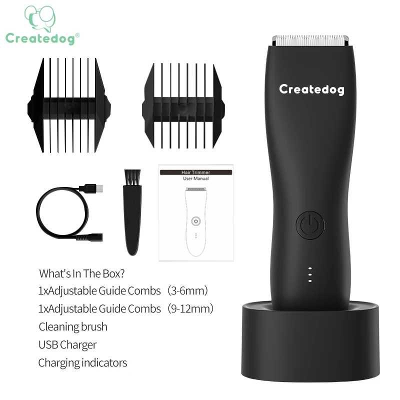 Профессиональный Электрический личный уход Съемная Водонепроницаемая электрическая машинка для стрижки волос триммер для тела для мужчин