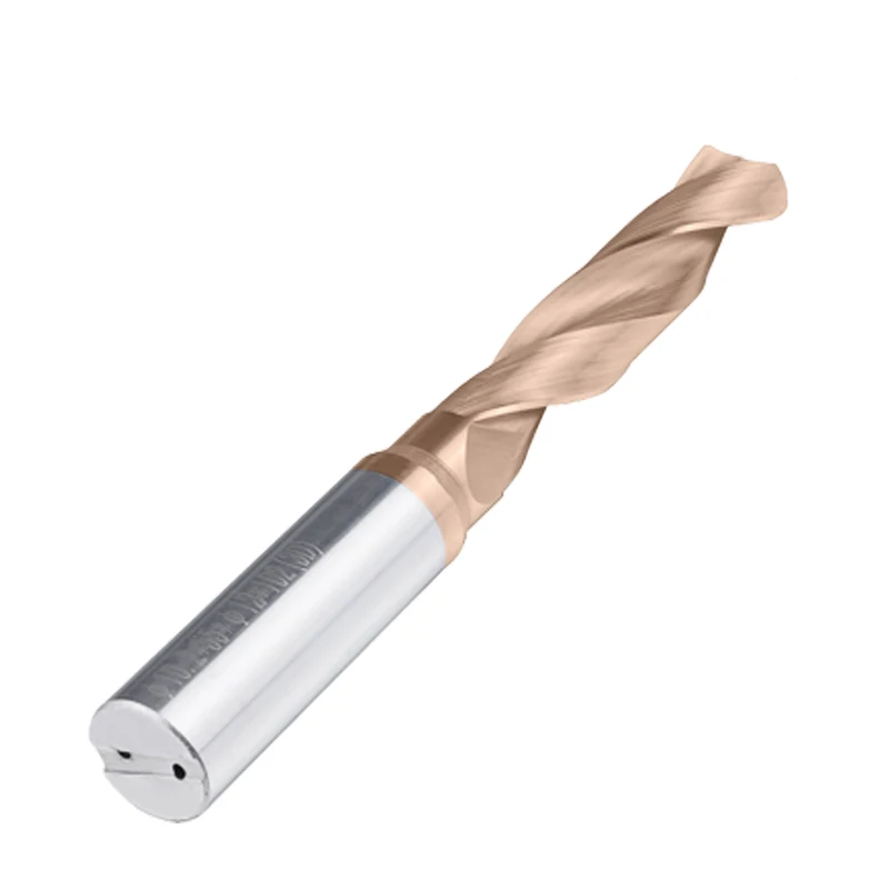 tungsten steel solid carbide center outlet drill bit three times diameter 3/5D fixed shank drill super hard