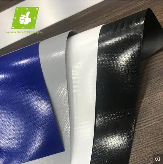 Оптовая продажа Брезентовая ткань с ПВХ покрытием 550gsm-900gsm супер сильный промышленный брезент огнестойкий затемнение сертифицированный анти-УФ