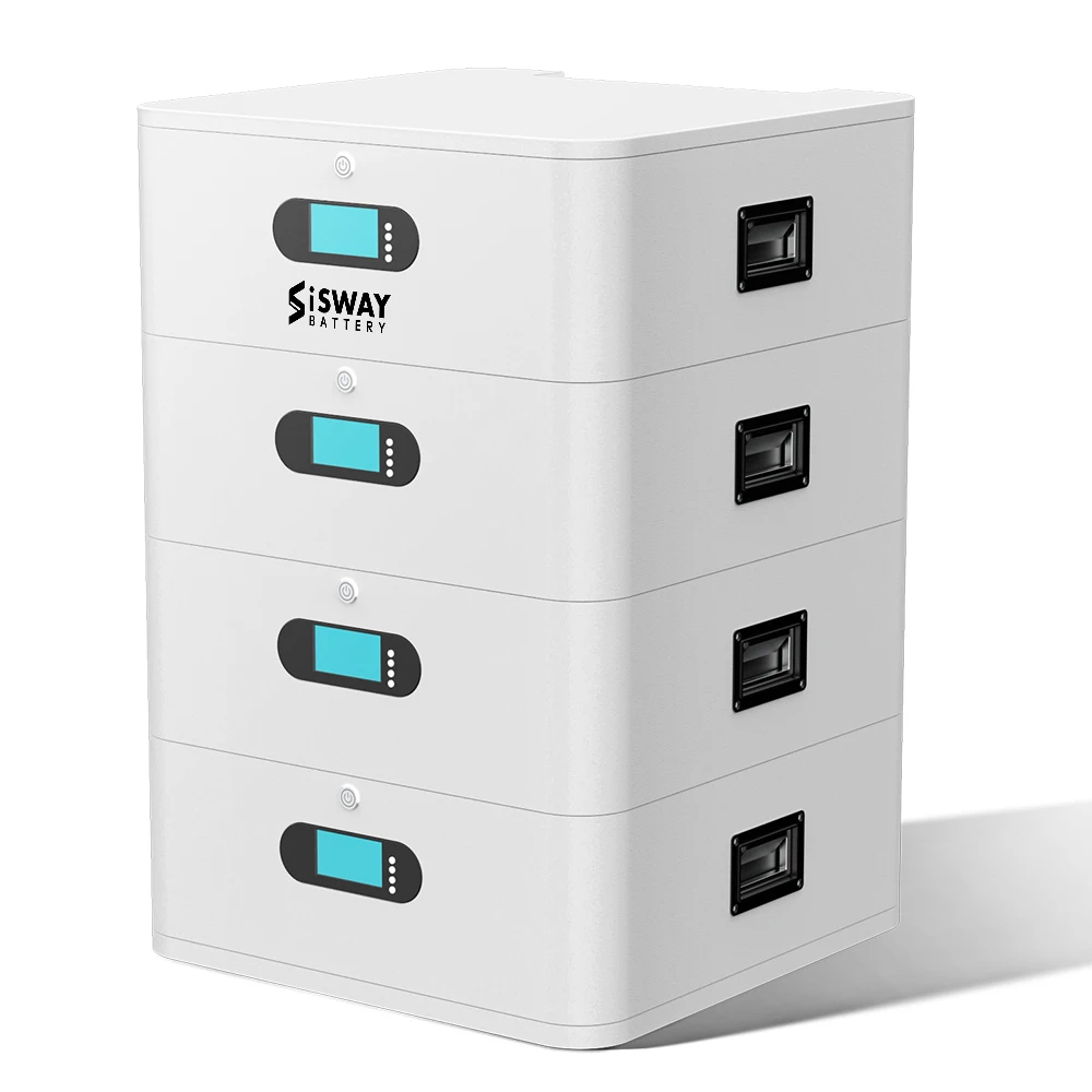 Customized 48V 100AH 200AH 300AH lifepo4 battery Stackable Battery 10KWH 15KWH 20KWH 30KWH 51.2V for Solar Battery System