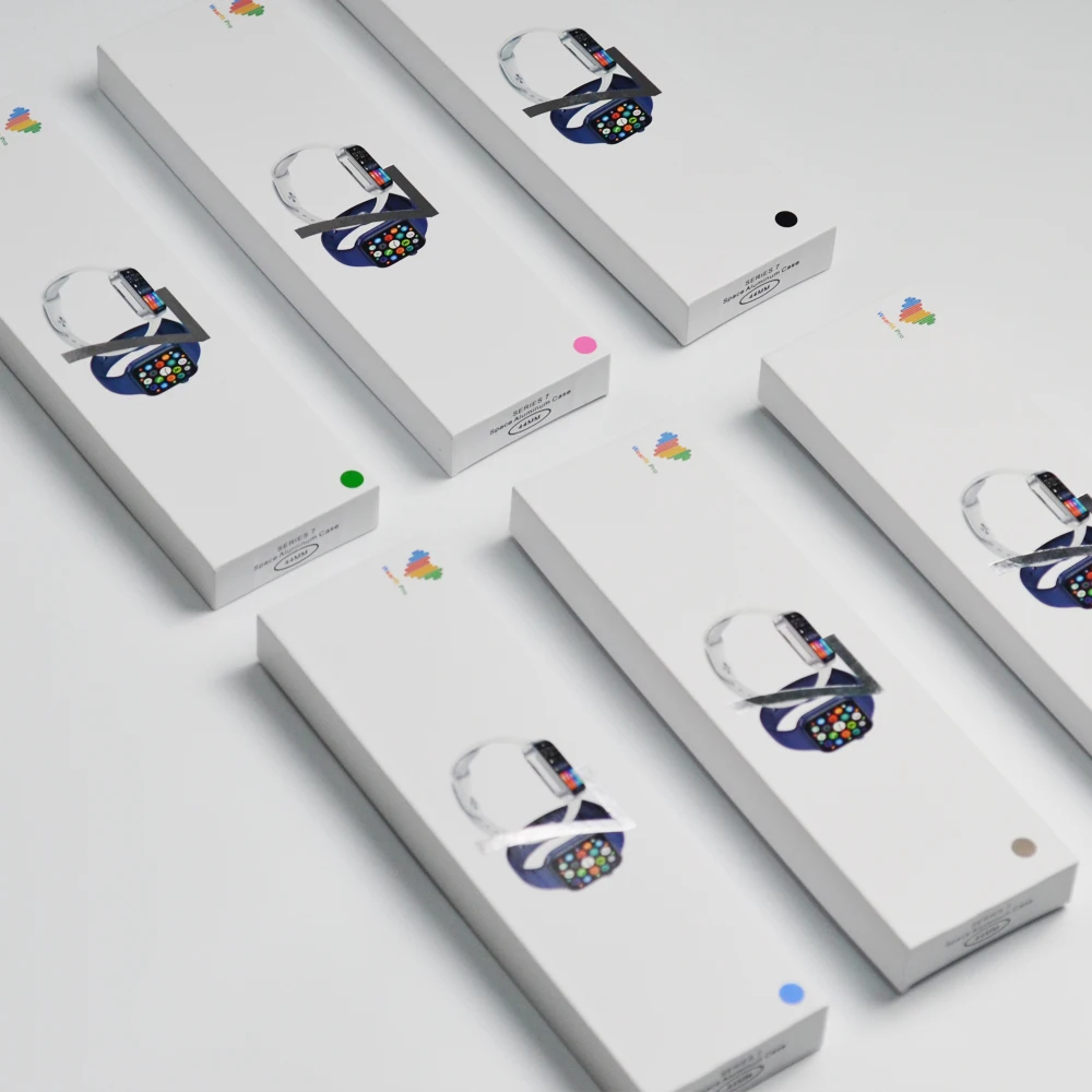 High Quality Square Screen Smart watch IW07 Wireless Charger Heart Rate Blood Pressure monitor for Smartphone