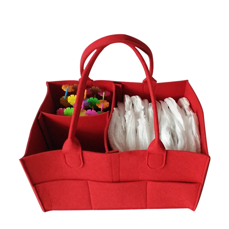 
RTS Multifunction Storage Tote Baby Diaper Felt caddy bag organizer 