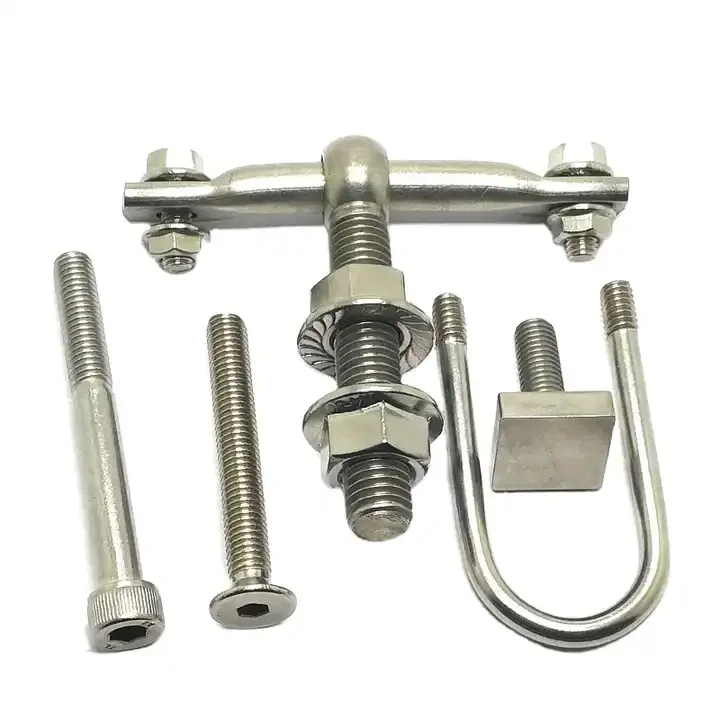 M24 M40 Super Duplex Stainless Steel 2507 2205 904L 1.4410 Heavy Duty Hex Head Bolt And Nut Flat Spring Washer