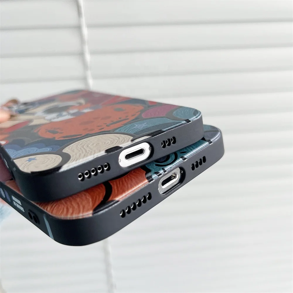 Hot sale oil painting style graffiti astronaut drop mobile phone case for iPhone XR XS 7p 8p 10 11 12 13 pro max