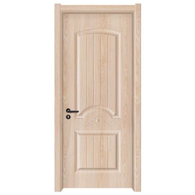 A modern Vietnamese style hotel room door with melamine
