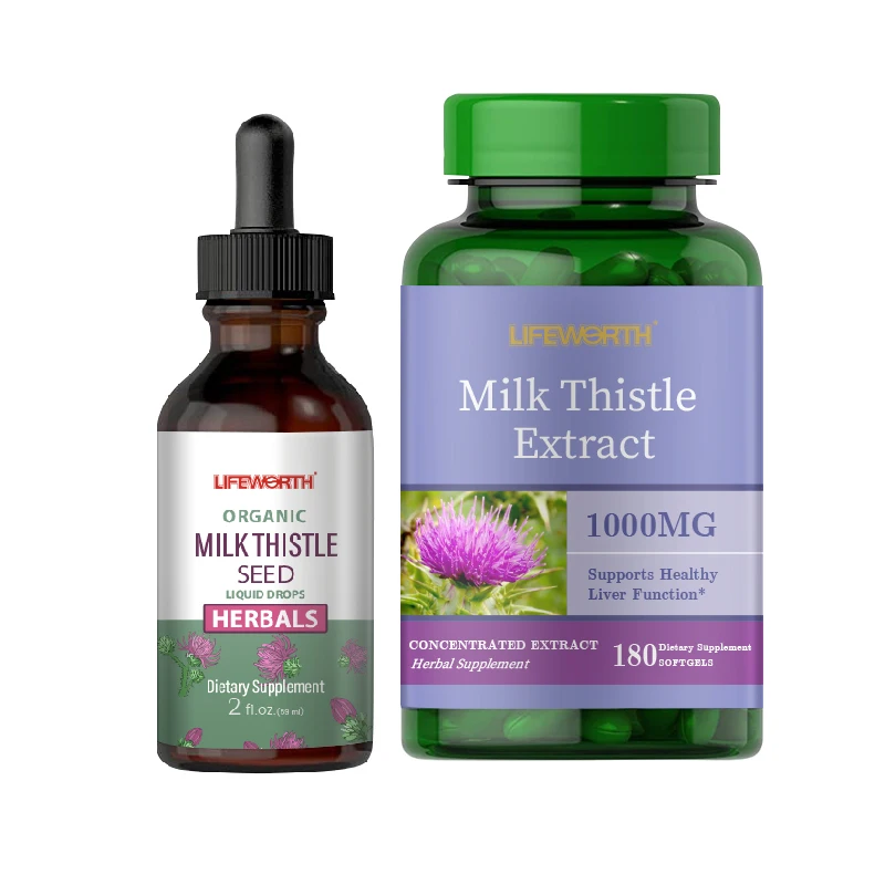 Lifeworth Wholesale Puritans Pride Milk Thistle 4:1 Extract 1000 Mg (Silymarin) Softgels 90 capsules