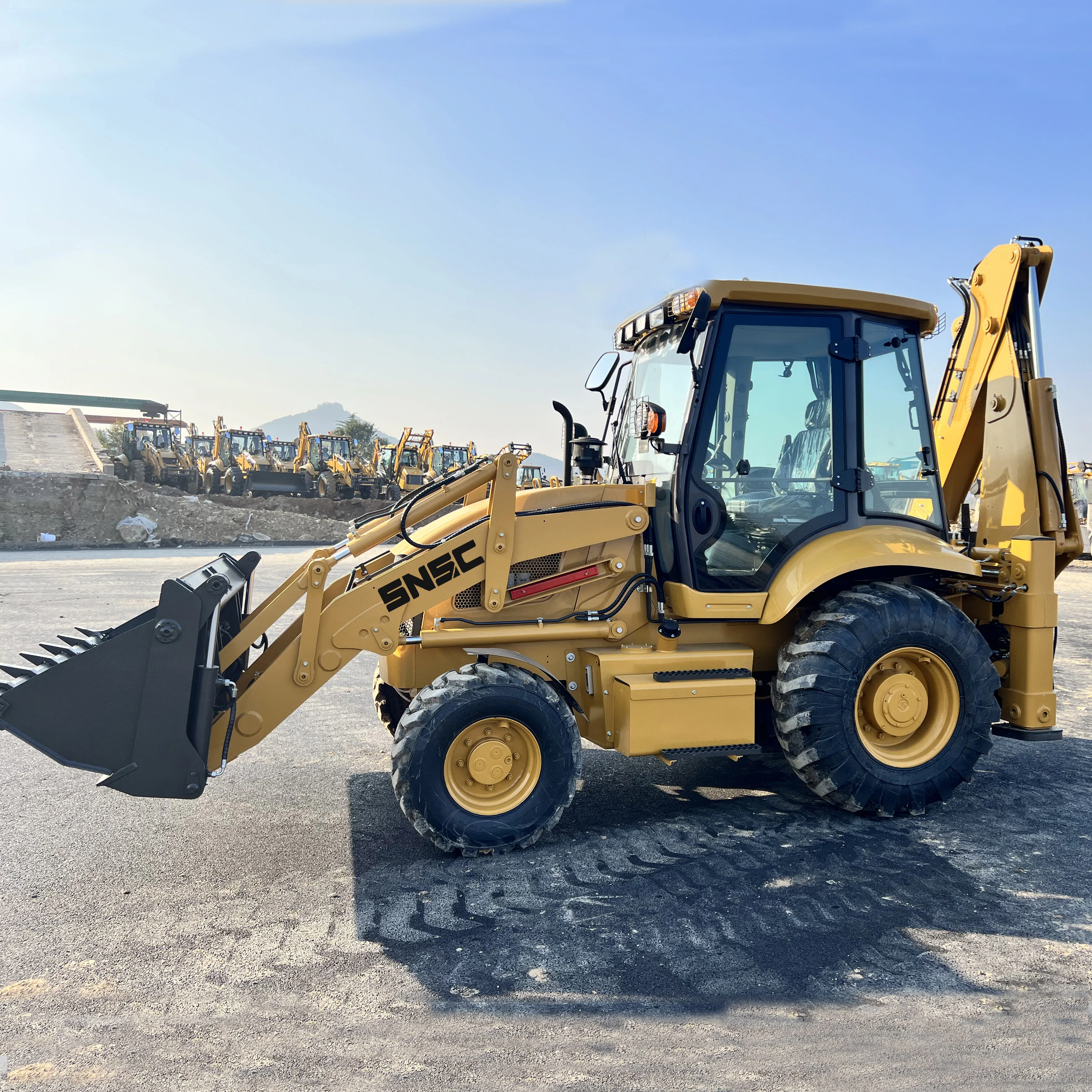 2.5ton retroexcavadora center pivot backhoe loaders for sale