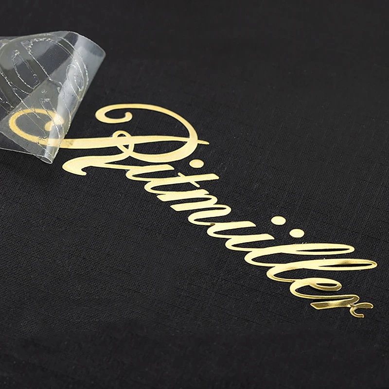 Custom Self-Adhesive 3D Logo sticker Gold Metal Nickel sticker Waterproof Sticker Custom uv transfer