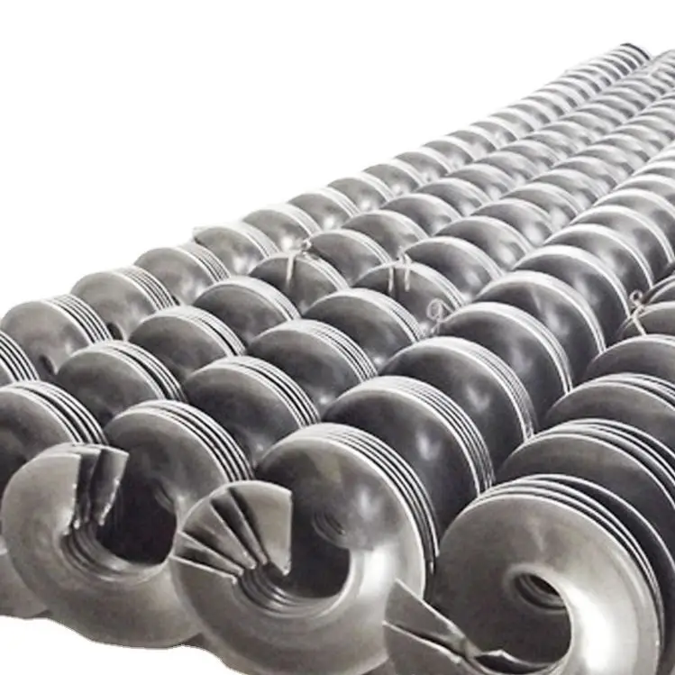 Conveyor parts continuous screw flight spiral blade