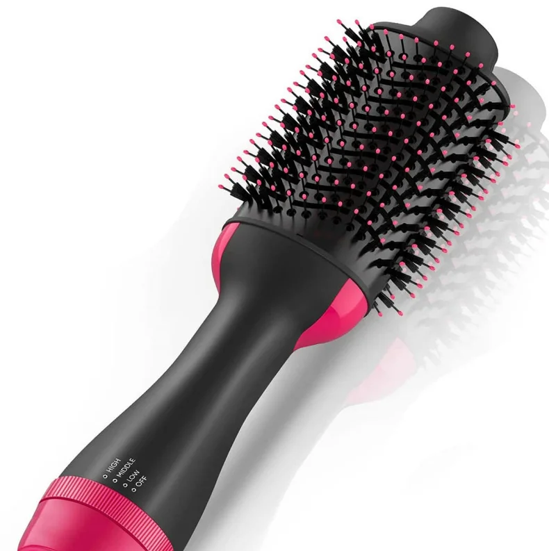 Beauty equipment brush one step multi-function 3 in 1 volume electric heating hair dryer hot air comb