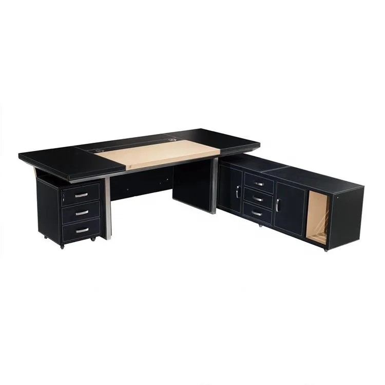 Foshan City Nanhai Desk Set Office with Bureau Design Director Office Desk for Boss Escritorios Oficina