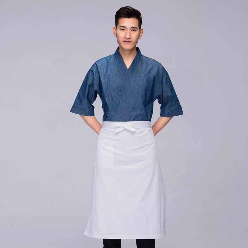 Японские джинсы шеф-повара, японский ресторан, суши, ночная обеденная комната, униформа izakaya для мужчин