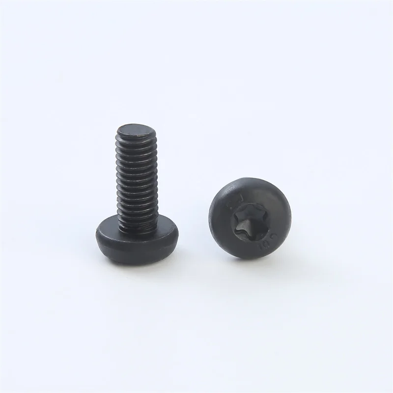 304 из нержавеющей стали и титана M2, 5 М4 Torx Pan крепежные детали, черный оцинкованный винт для Торнилло