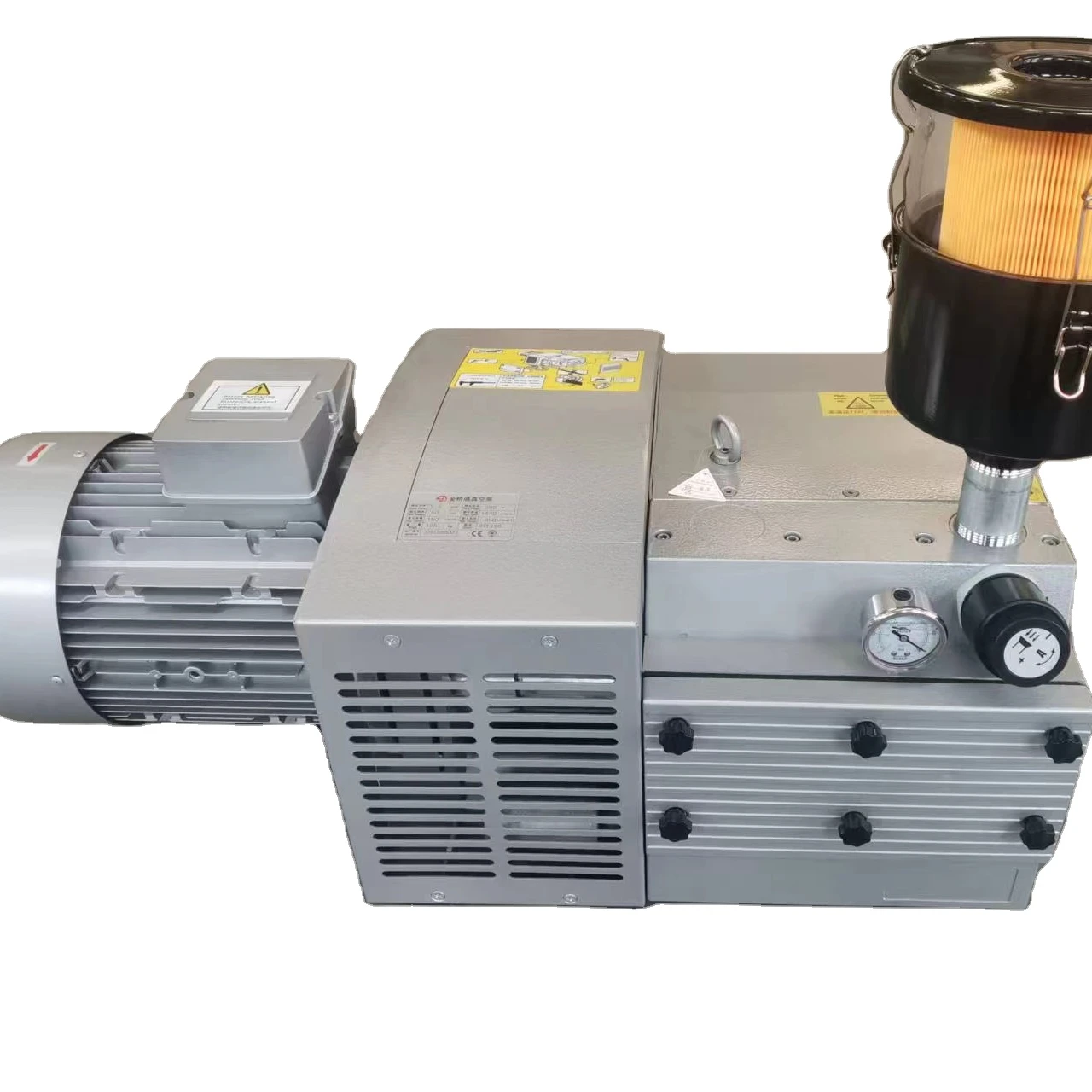 JQT KVF160 -85kpa Golden Bridge Dry Vane Vacuum Pump with High Pressure Motor for CNC Router Vacuum Suction and Bed Transfer