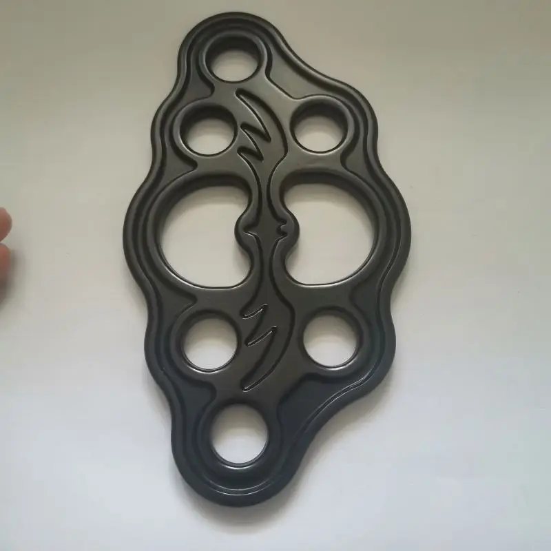 Multi Anchor Plate Paw Rigging Plate 8-hole Descender for Rescue and Outdoor Climbing
