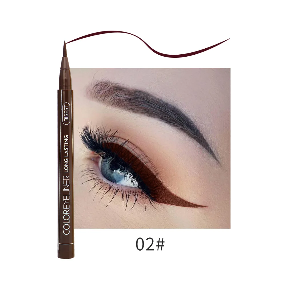 Colorful eye makeup eyeliner pencil Liquid lipstick Longlasting Blue Red Green White Gold Brown Eye Liner eyeshadow pencil