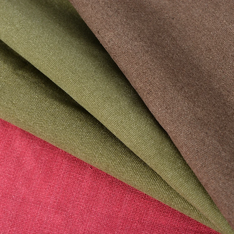 12oz cloth wash water canvas cloth polyester cotton wash canvas handbag, bag, shoe material wash nostalgia fabric spot supply