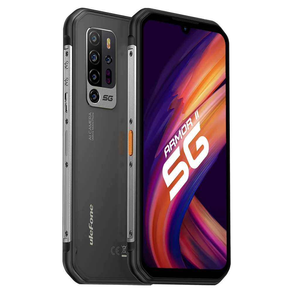 
2021 new Rugged Phone 5g Ulefone Armor 11 8GB 256GB 6.1inch 5200mAh Wireless Charge 20MP Night Vision NFC 