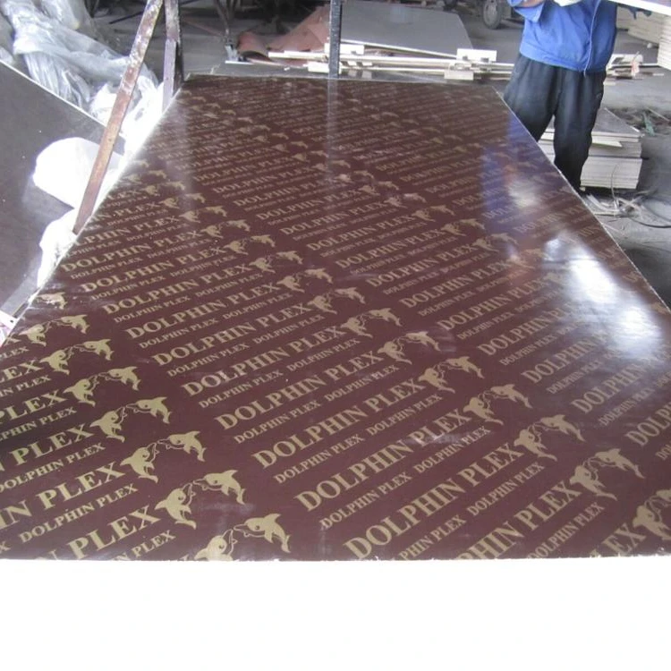 China waterproof 16mm  16.5mm 17mm 17.5mm 18mm finger joint recycled film face plywood board for dubai UAE