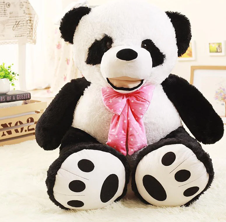 custom Huge Giant Plush Panda Teddy Bear Toy For Kids Stuffed Animals Plush Big Panda Bear LOW MOQ
