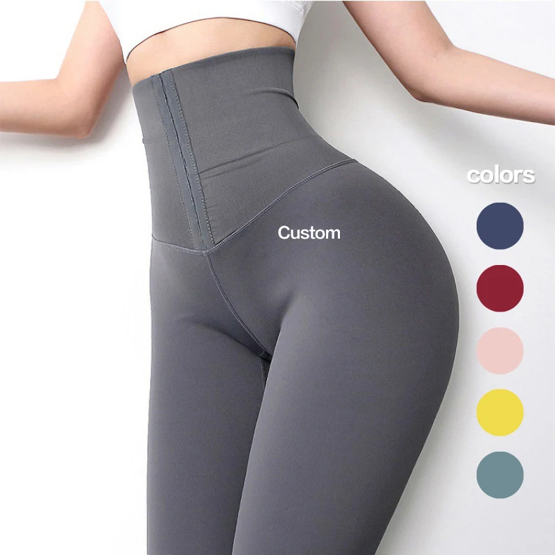 Tiktok Butt Lifter Shaper High Waist  Body Leg Shaper Yoga Leggings for Ladies