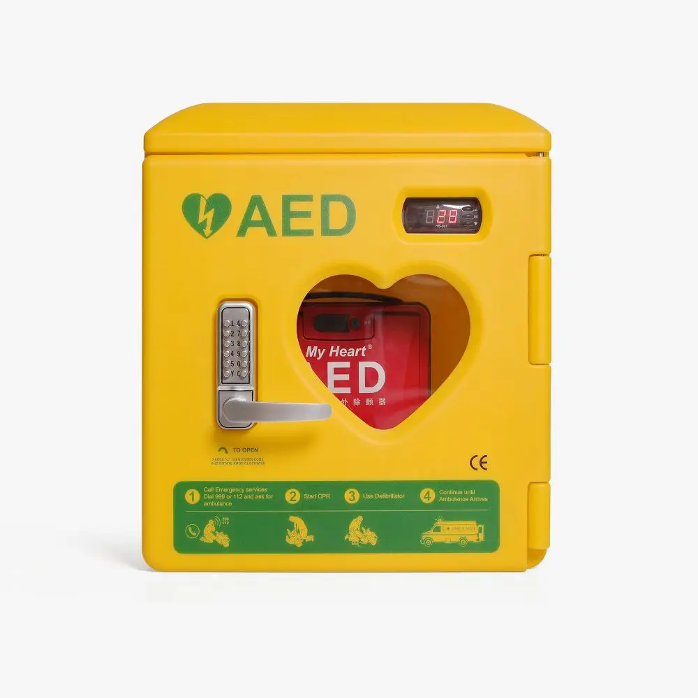 WAP P13 New Medical Plastic Storage Outdoor Waterproof AED Heating Cabinet with Snap Lock
