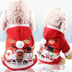 Clothes for Dog Costume Christmas Pet Dog Clothes Winter Hoodie Coat Pet clothing/dress Pet