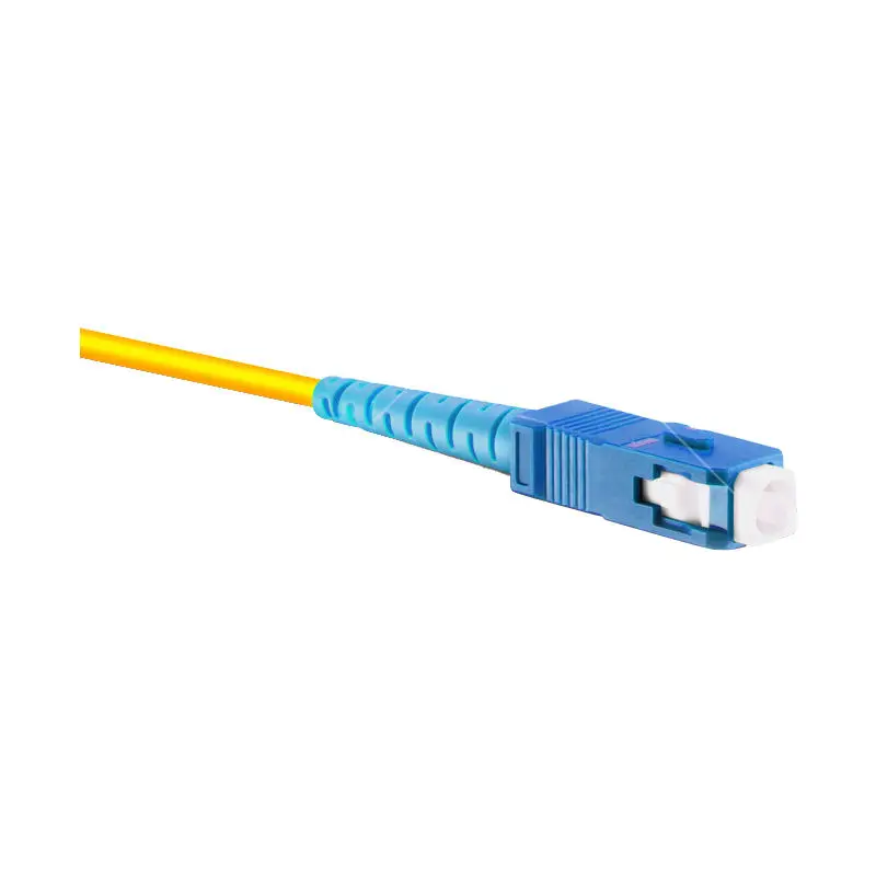 ZHEFAN Simplex Duplex Sc Lc Fc St Connector Jumper Lszh Fiber Optic Patch Cord 1 Core Ftth Drop Cable