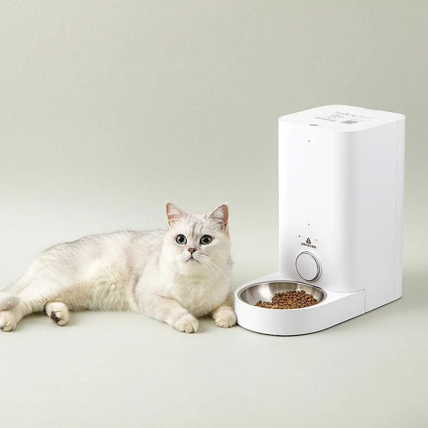 PETKIT Element Smart Pet Feeder Mini Automatic Pet Feeder with LED Display Stainless Steel Pet Bowl App Control Cat Puppy Feeder