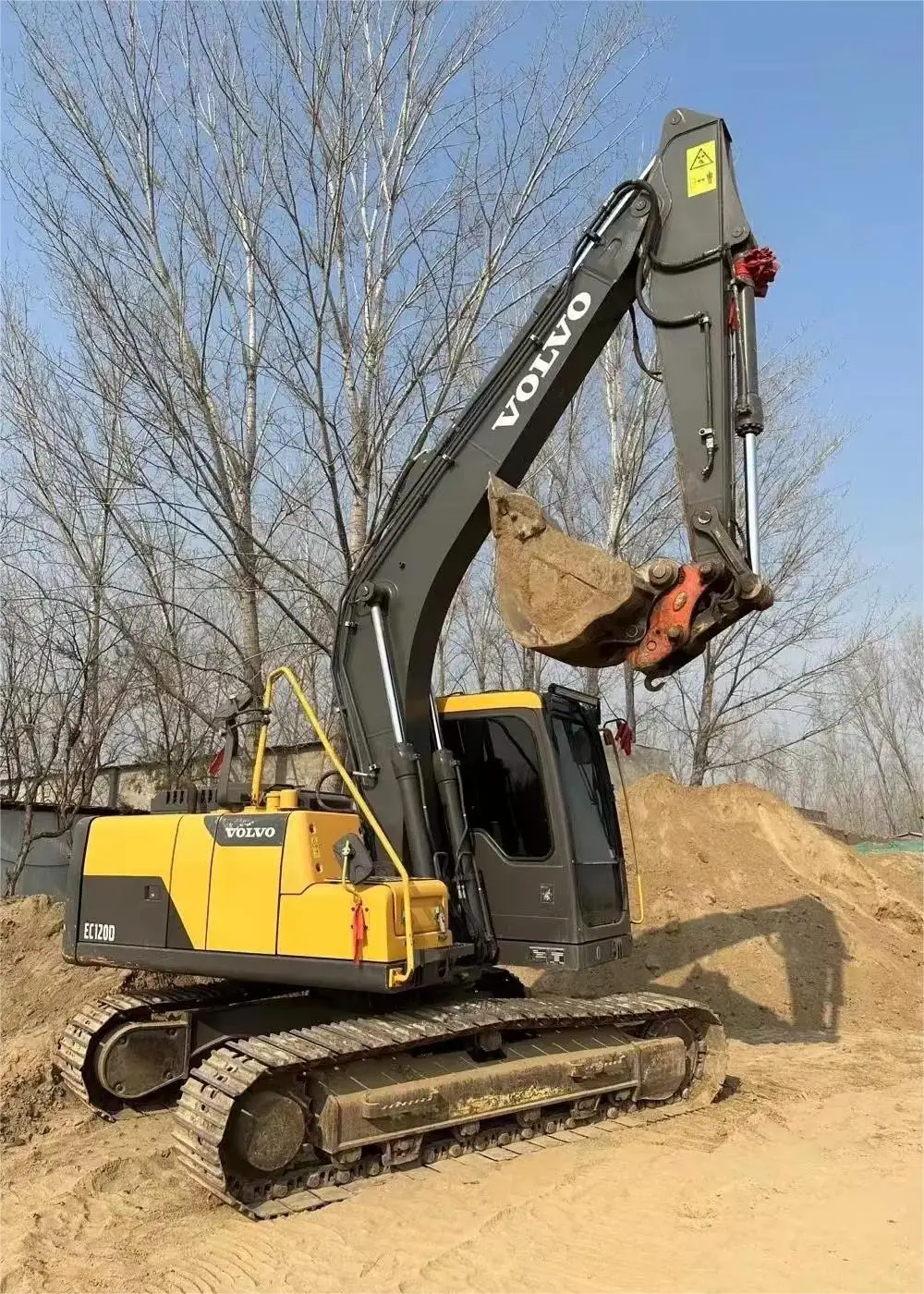 Недорогой и долговечный экскаватор VOLVO 12 тонн EC120 Бюджетный удобный подержанный