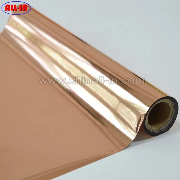 Hot Foil Stamping Paper Craft Paper Copper Foil Paper For Heat Press Transfer Machine