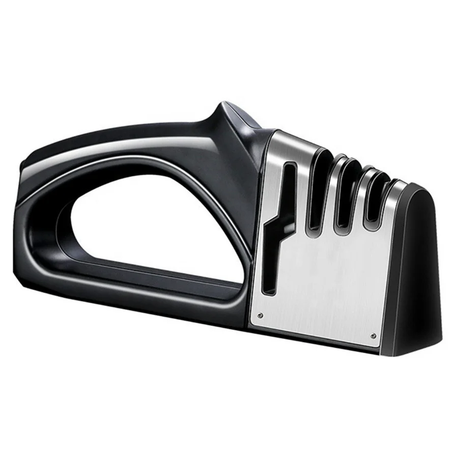 Multi functional four-in-one knife sharpener