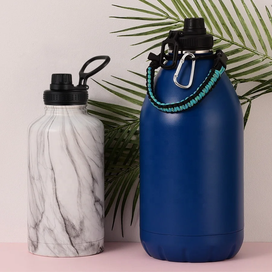 Gallon Bottle Portable Manufacturing Hot Cold Fitness Stainless Steel Gym Insulated Camping Cooler Water Jug