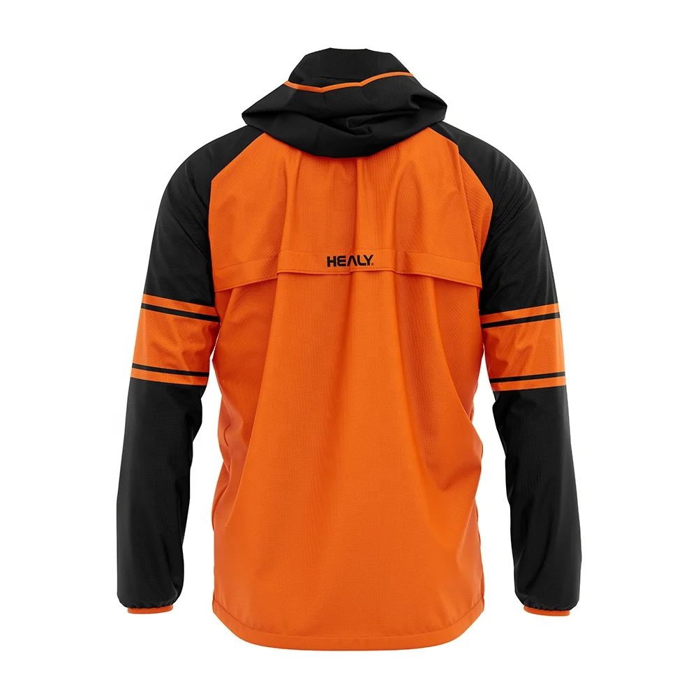 Athletic Running Stylish Hiking Jacket Windbreaker Jacket with Hood Nylon Sports Zip Softshell Windproof Jacket Man