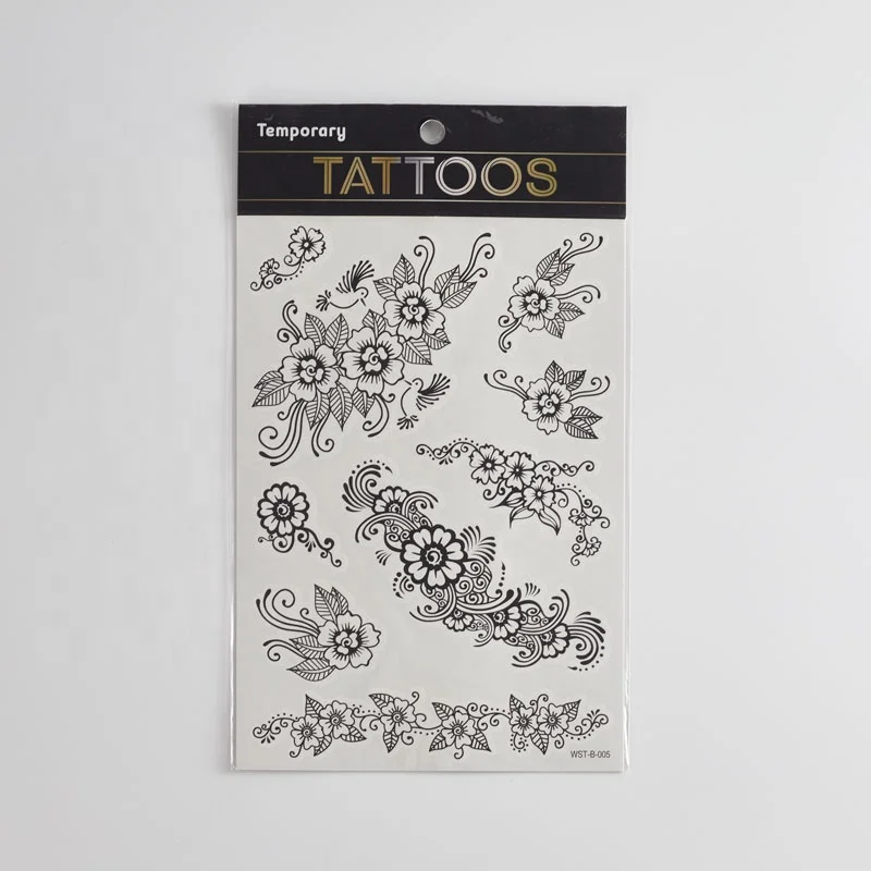 Newest Fashionable Full Color Printed Tattoo Stickers Temporary Tattoo Design