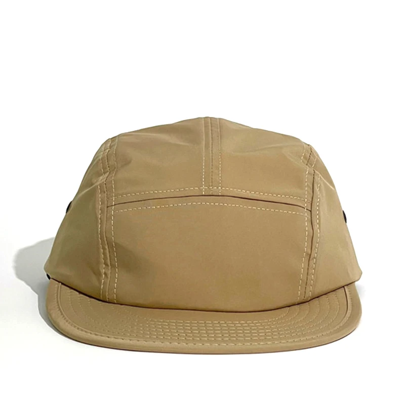 Five panel camp cap new york baseball sport cap plastic buckle nylon 5 panel caps and hats