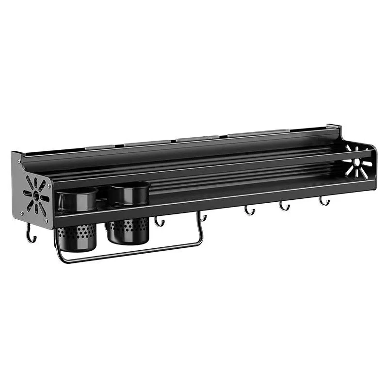Kitchen Stainless Steel Knife Rest Chopstick Stand Multifunctional Storage Rack Perforation-Free Wall Hanging Kitchen Knife Rack
