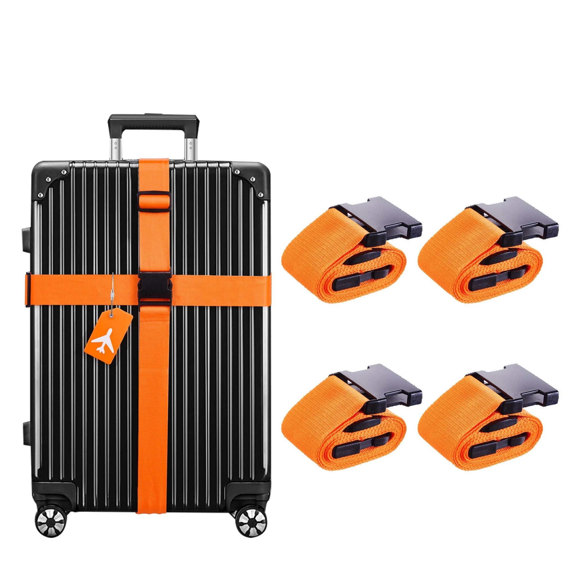 Adjustable Elastic Luggage Straps suitcases Travel Strap Luggage Straps TSA Approved Suitcases Travel Belt