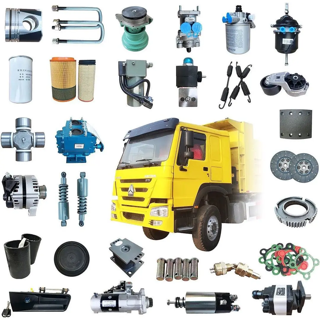 Запчасти для грузовиков Sinotruck A7 T7 T7h T5g Howo 371 375 336 380 запасные части
