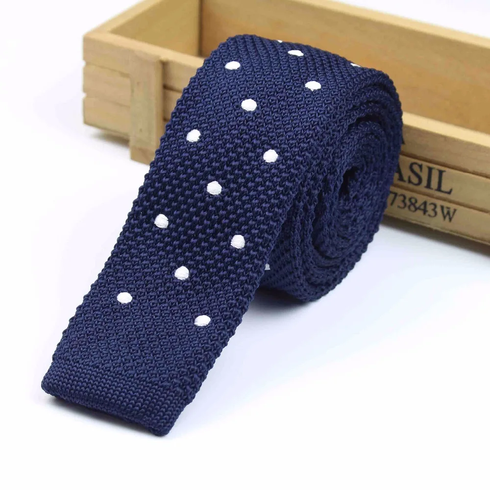 Новый мужской вязаный тканый Тонкий Галстук Классические Галстуки в горошек модный мужской галстук в клетку для свадьбы мужской брендовый весенний Повседневный галстук