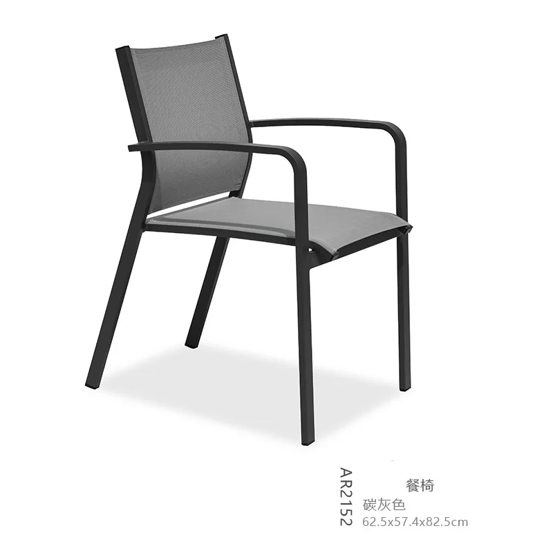 carbon grey 180 cm outdoor patio table sets  4 people leisure garden furniture rope rattan chairs waterproof wholesale