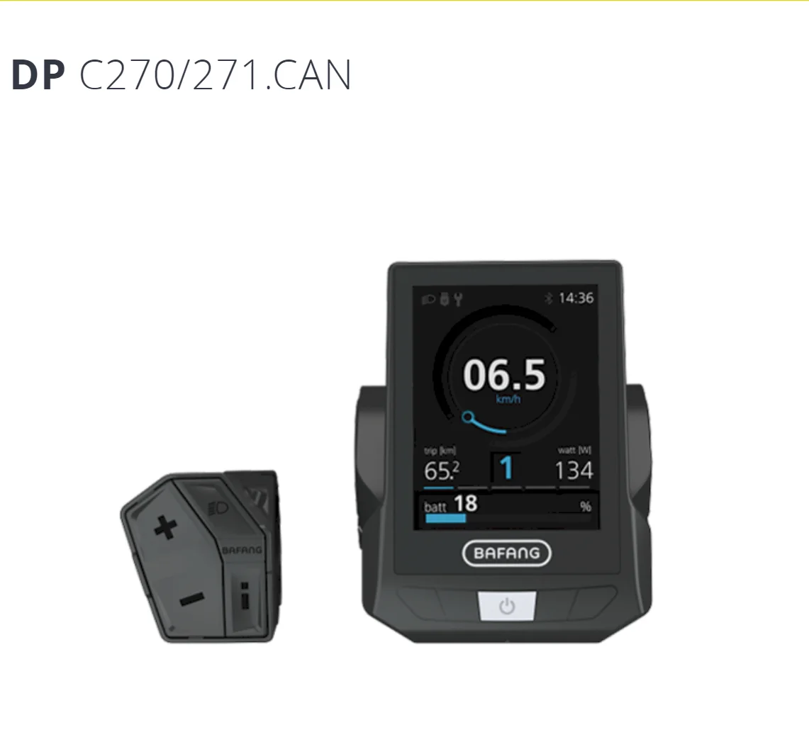 BAFANG DPC271 Display LCD Electric Bike Display MID Motor M500 M510 M600 G510 M620 G520 G521 G522 Canbus Version Motor