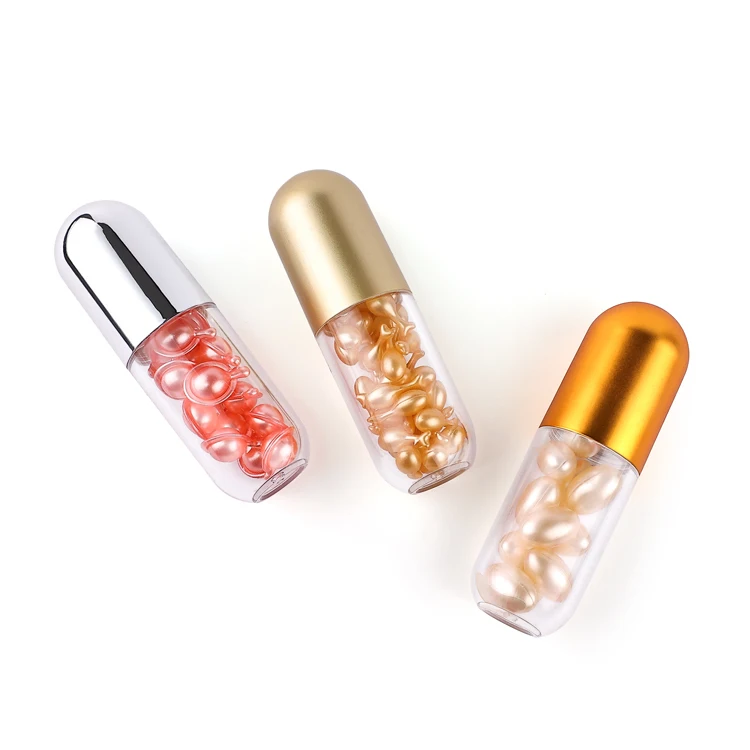 50 мл прозрачные фармацевтические флаконы для таблеток Капсульная бутылка здоровых добавок с золотой винтовой крышкой пластиковая упаковочная