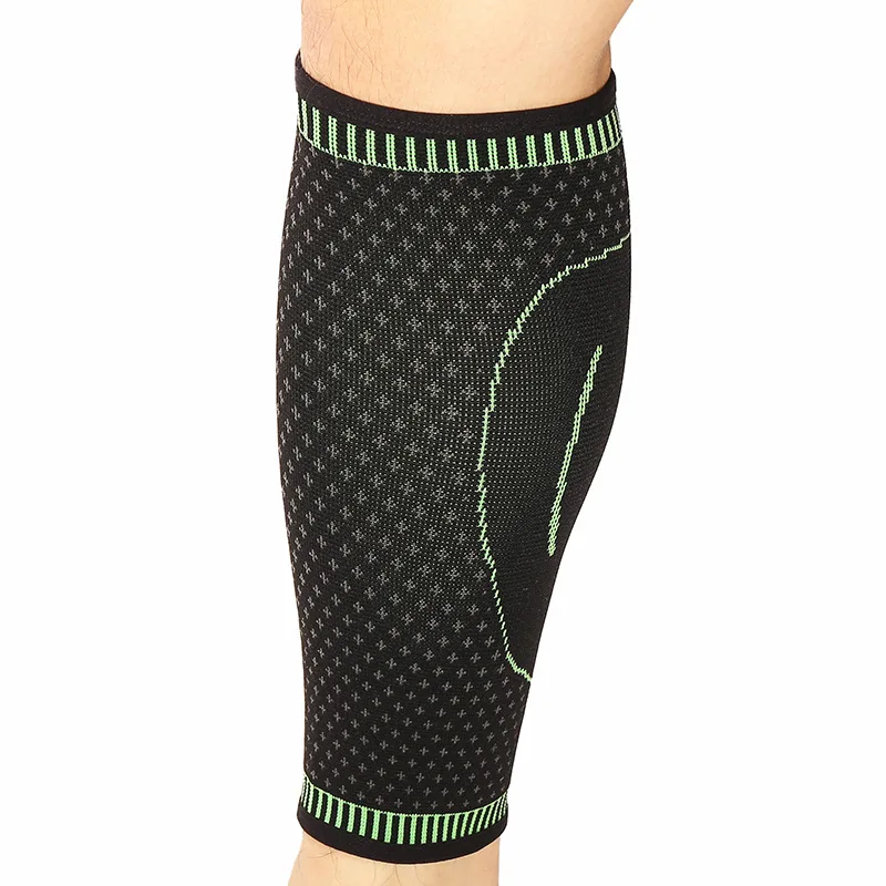 Shin Pad Pressure Sleeve Running Basketball Soccer Compression Leg Guard Elastic Sheath Black Shin Guard Sleeve